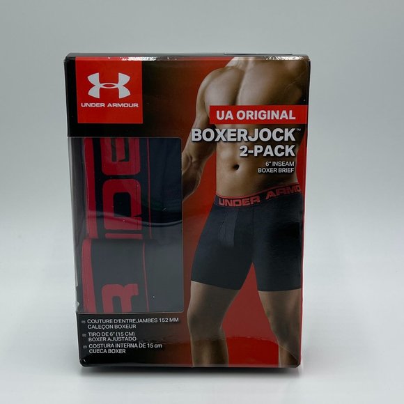 Under Armour Men's 6-inch Boxerjock 2-Pack - Picture 1 of 2